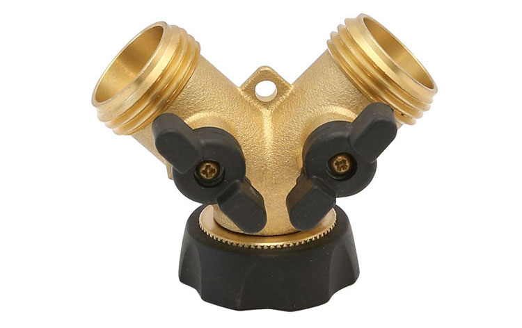 Žalvaris Threaded Male 2-Way Shut-off Valve made in China