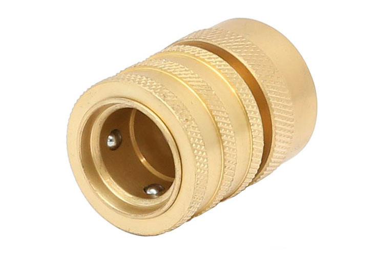 3 / 4â €Female Žalvaris Quick Hose Connector with water stop